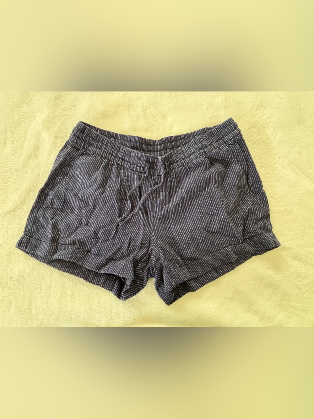 Old Navy Navy and White Striped Athletic Lounge Shorts - coastal grandma